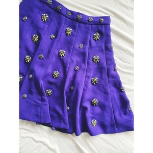 J. Crew Collection Rhinestone Skirt